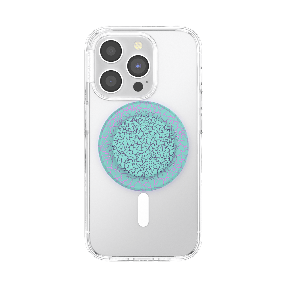 Crackle Reef Printed Sugar Plum — MagSafe PopGrip - US 55146