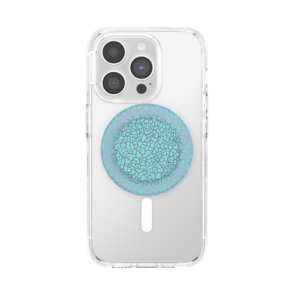 Crackle Reef Printed Sugar Plum — MagSafe PopGrip - US 31970