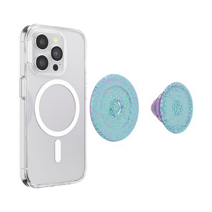 Crackle Reef Printed Sugar Plum — MagSafe PopGrip - US 31970