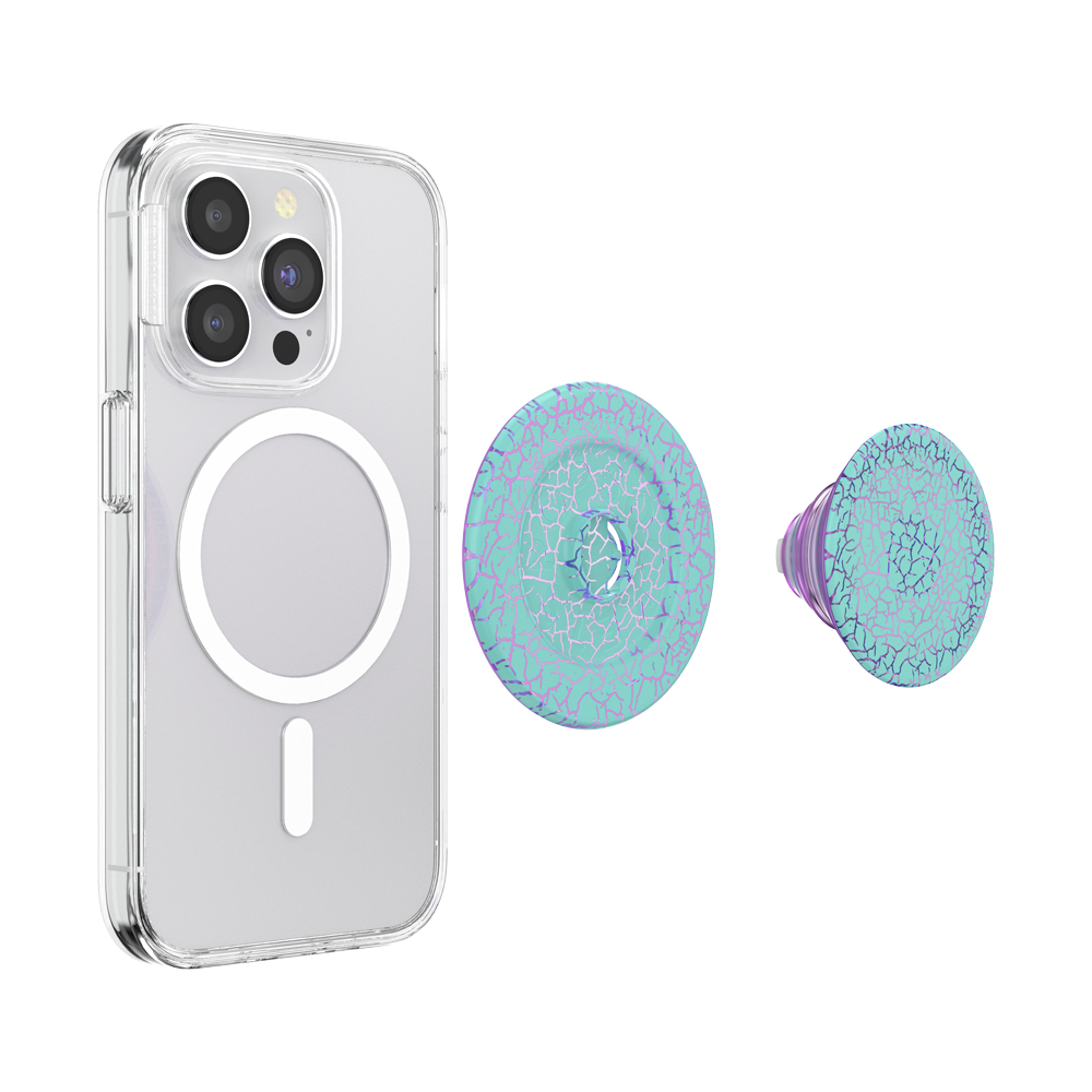 Crackle Reef Printed Sugar Plum — MagSafe PopGrip - US 72423