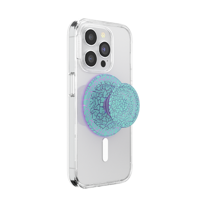 Crackle Reef Printed Sugar Plum — MagSafe PopGrip - US 00029