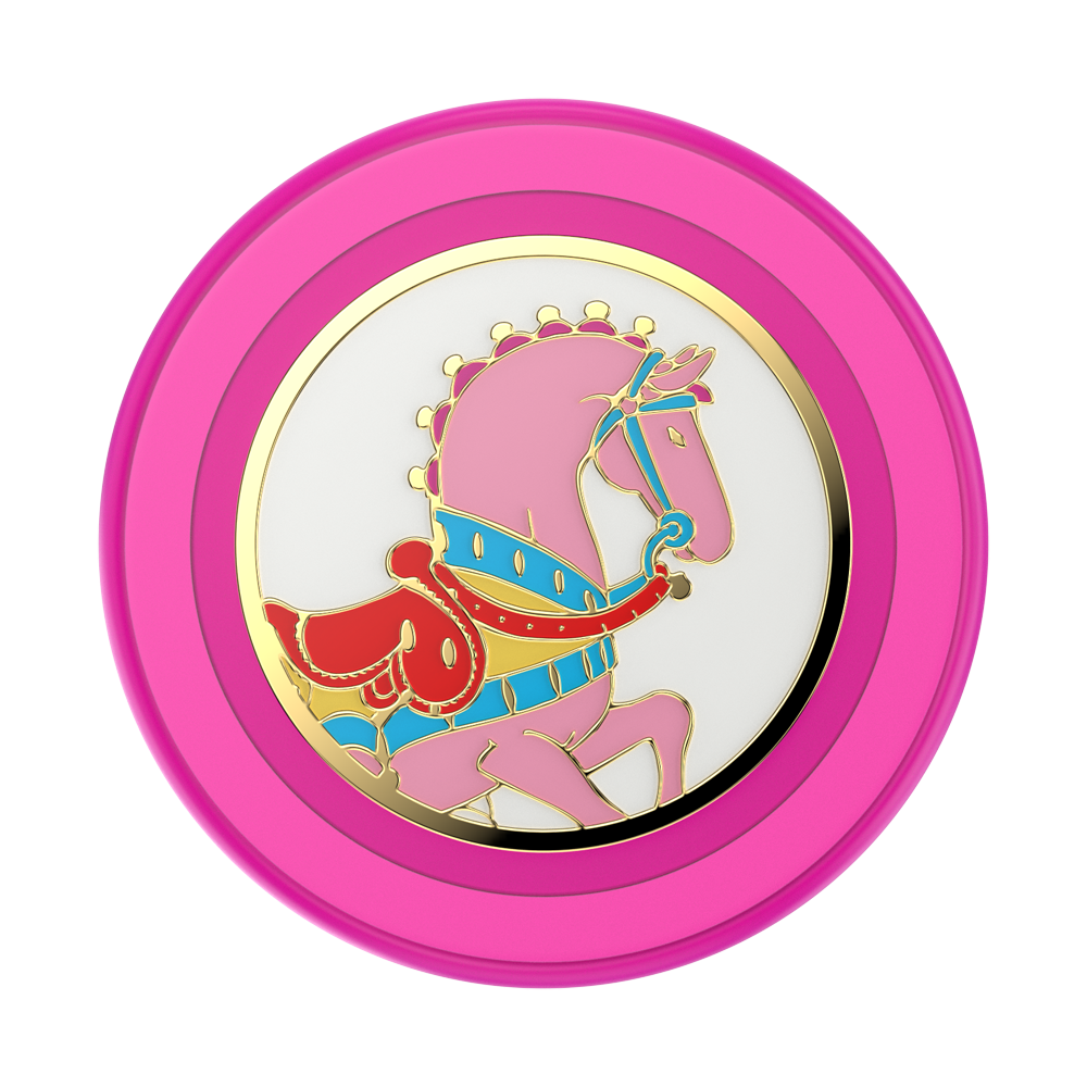 Enamel Carousel Pony — MagSafe PopGrip - US 70668