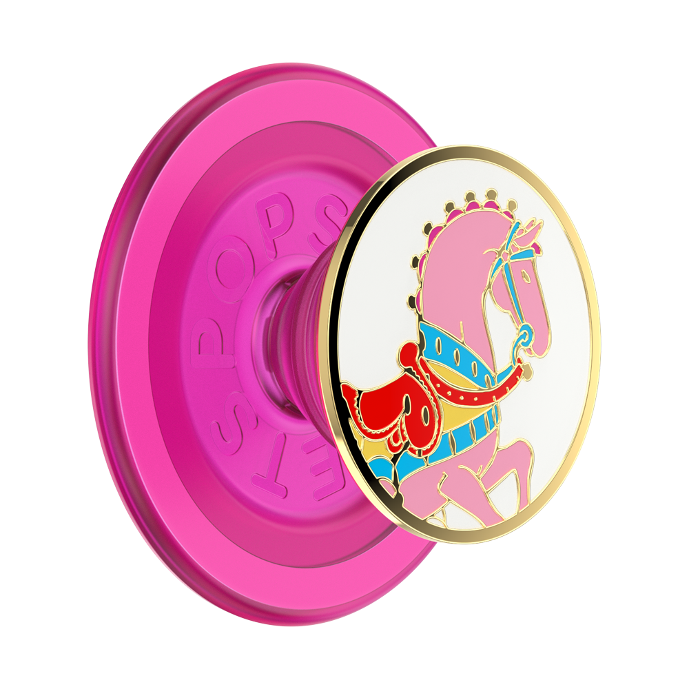 Enamel Carousel Pony — MagSafe PopGrip - US 70668