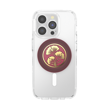 Enamel Ginkgo Oxblood — MagSafe PopGrip - US 13365