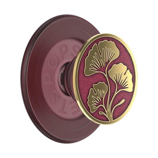 Enamel Ginkgo Oxblood — MagSafe PopGrip - US 57515
