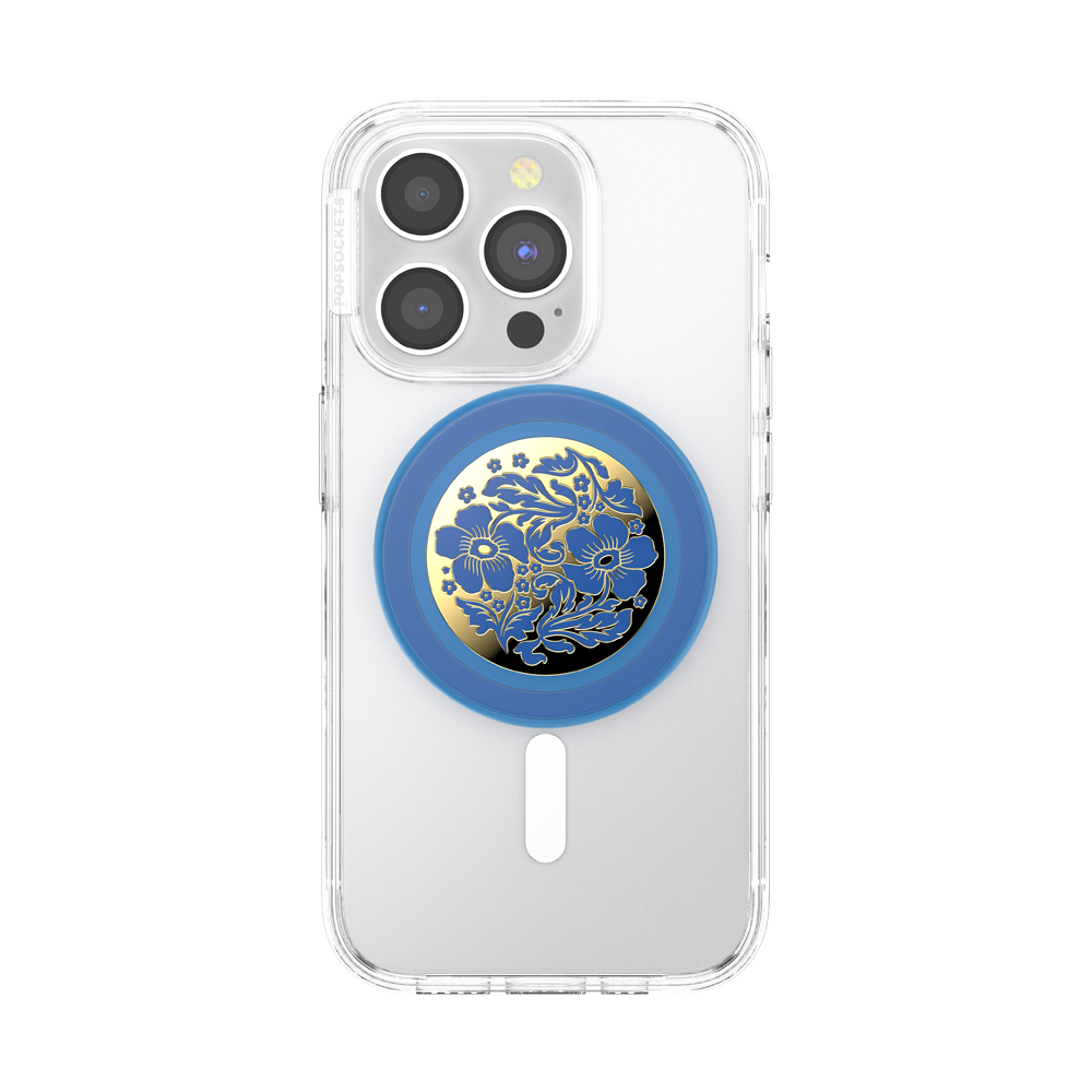 Enamel Lace Blue Vermeer — MagSafe PopGrip - US 73068