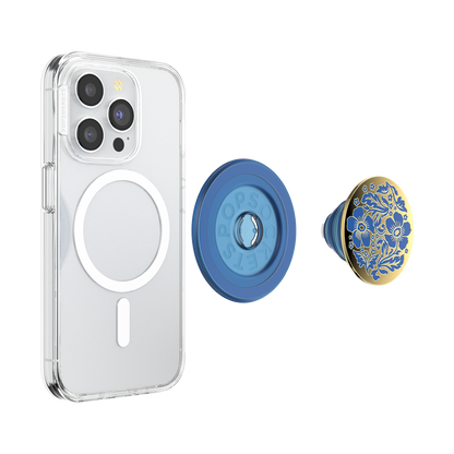 Enamel Lace Blue Vermeer — MagSafe PopGrip - US 67574
