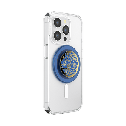 Enamel Lace Blue Vermeer — MagSafe PopGrip - US 73068