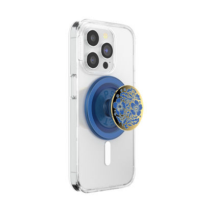 Enamel Lace Blue Vermeer — MagSafe PopGrip - US 04166