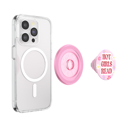 Hot Girls Read Pink — MagSafe PopGrip - US 24311