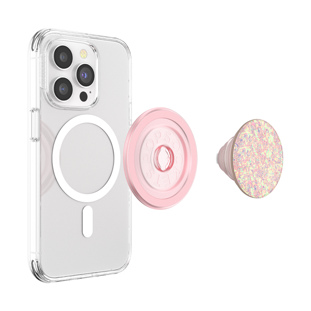Iridescent Confetti Rose — MagSafe PopGrip - US 18763