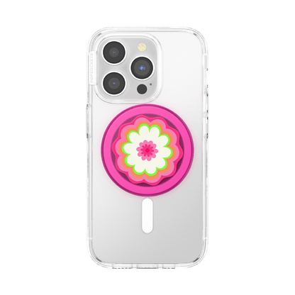 Molded Flower Kaleidoscope Pink — MagSafe PopGrip - US 16875