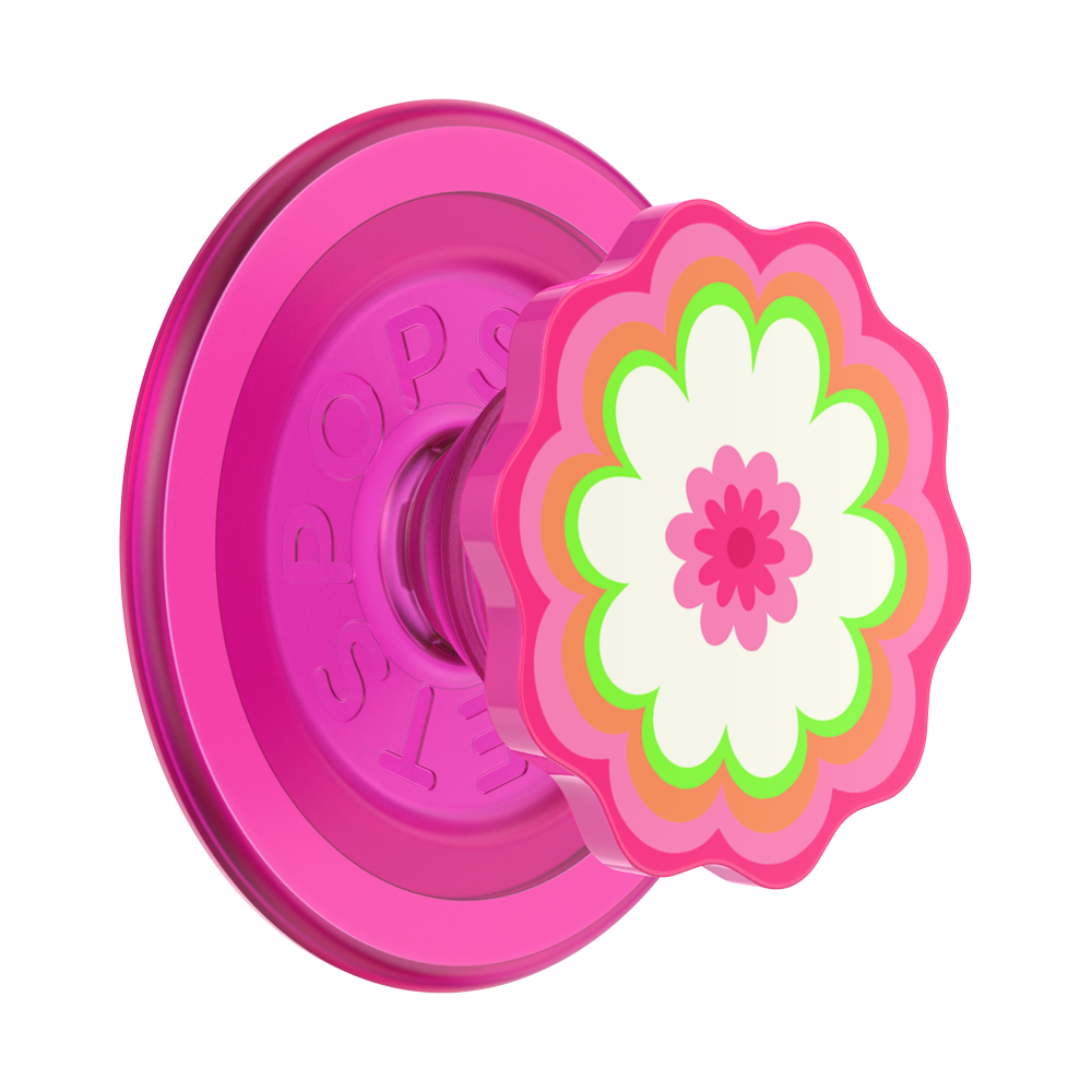 Molded Flower Kaleidoscope Pink — MagSafe PopGrip - US 39313