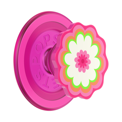 Molded Flower Kaleidoscope Pink — MagSafe PopGrip - US 72861