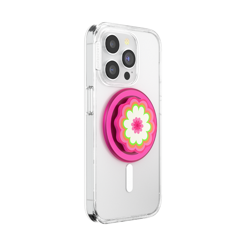 Molded Flower Kaleidoscope Pink — MagSafe PopGrip - US 39313