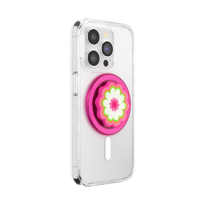 Molded Flower Kaleidoscope Pink — MagSafe PopGrip - US 30605