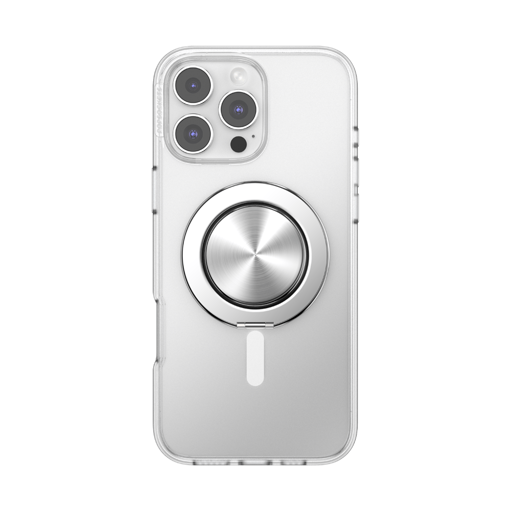 Aluminum Radial Silver —  MagSafe Kick-Out Grip & Stand - US 30941