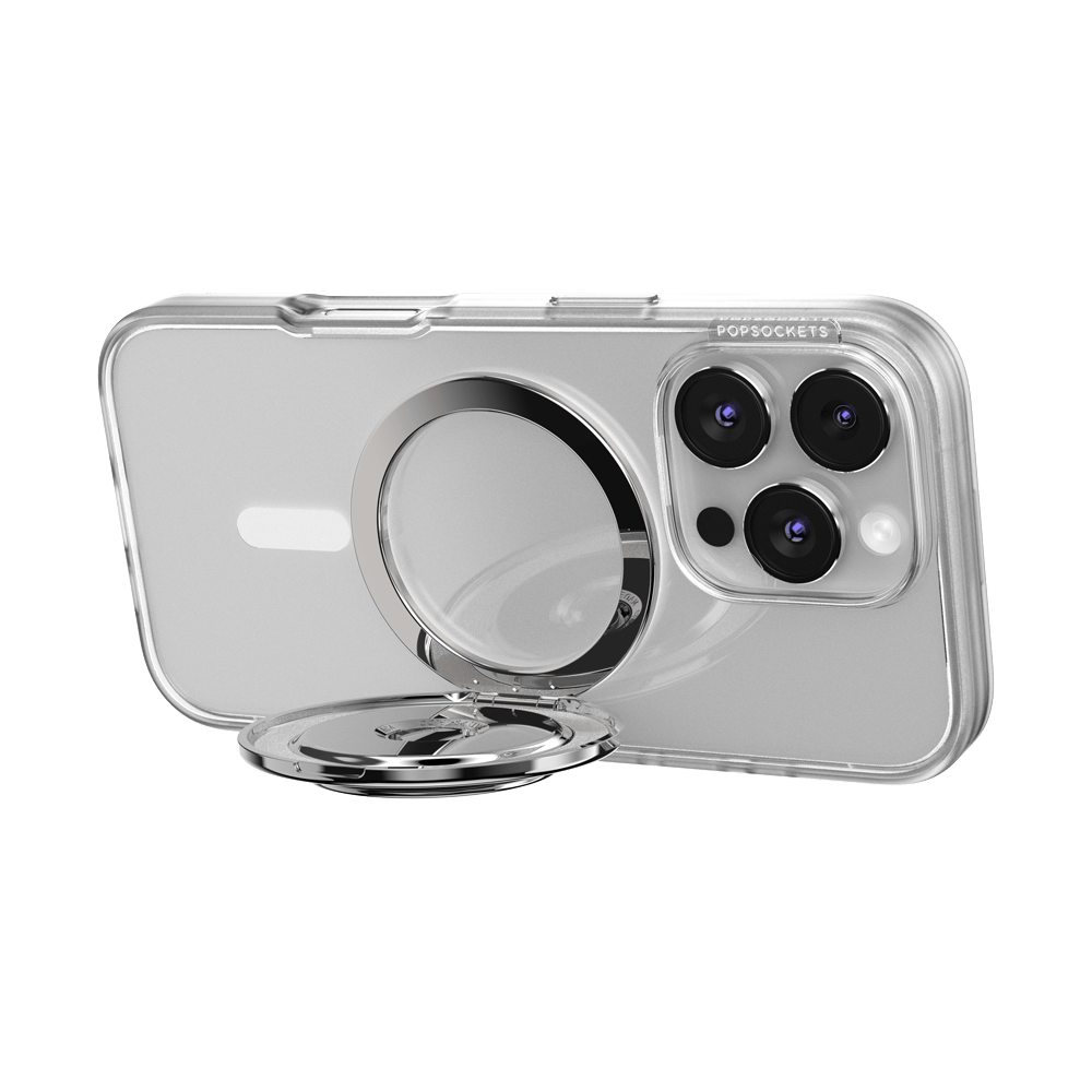 Aluminum Radial Silver —  MagSafe Kick-Out Grip & Stand - US 53269