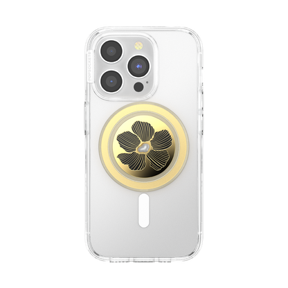 Enamel Mae Flower with Pearl — MagSafe PopGrip - US 75969