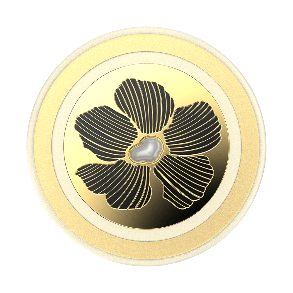 Enamel Mae Flower with Pearl — MagSafe PopGrip - US 39431