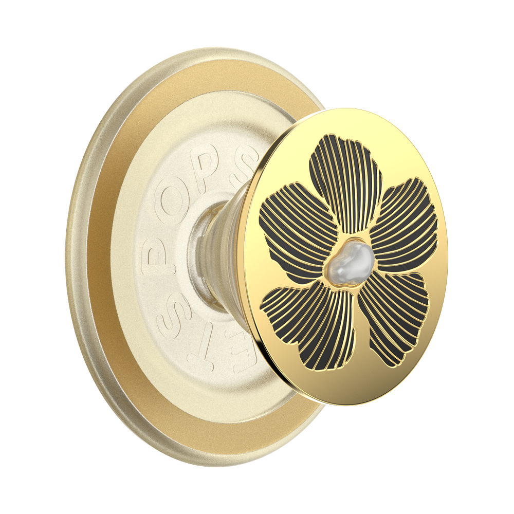 Enamel Mae Flower with Pearl — MagSafe PopGrip - US 39431