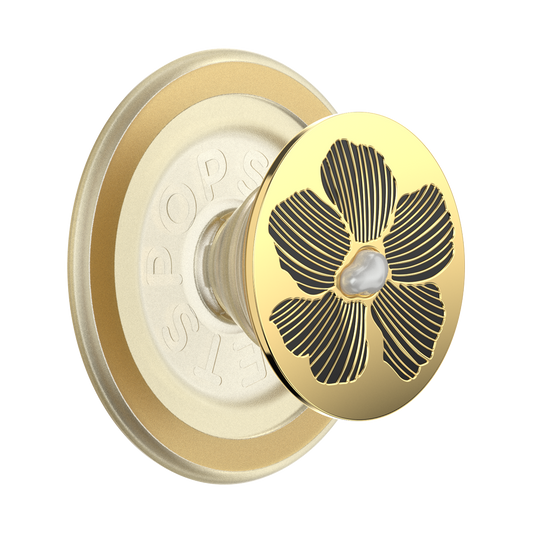 Enamel Mae Flower with Pearl — MagSafe PopGrip - US 39431
