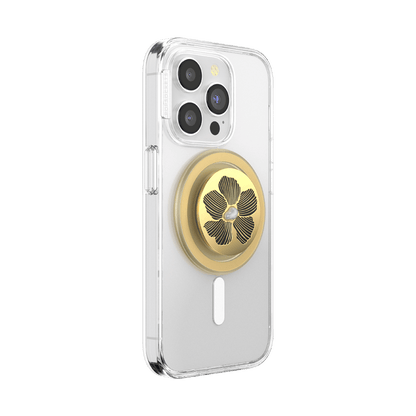 Enamel Mae Flower with Pearl — MagSafe PopGrip - US 75969