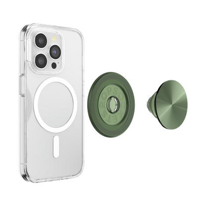 Aluminum Radial Olive — MagSafe PopGrip - US 92090