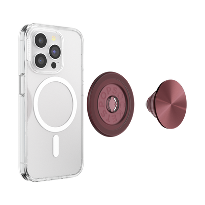 Aluminum Radial Oxblood — MagSafe PopGrip - US 58947