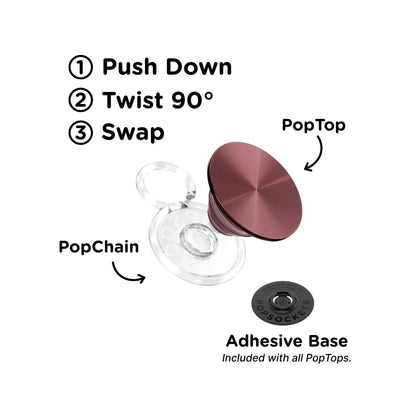 Aluminum Radial Oxblood — PopTop - US 88394