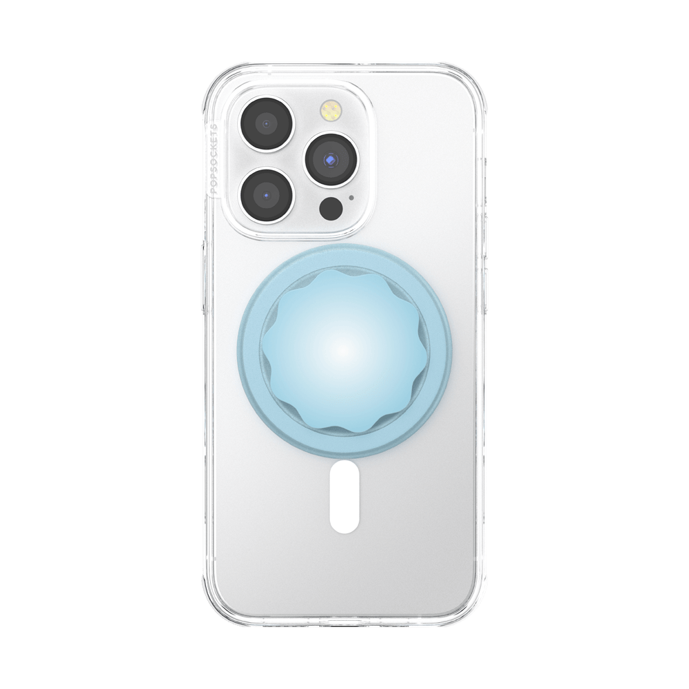 Molded Flower Blue Sigh — MagSafe PopGrip - US 78130