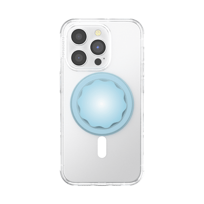 Molded Flower Blue Sigh — MagSafe PopGrip - US 87144