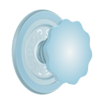 Molded Flower Blue Sigh — MagSafe PopGrip - US 87144