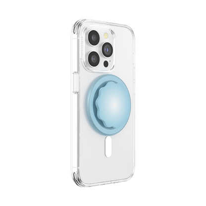 Molded Flower Blue Sigh — MagSafe PopGrip - US 78130