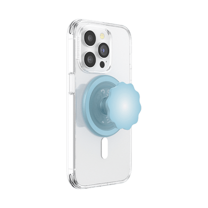 Molded Flower Blue Sigh — MagSafe PopGrip - US 33116