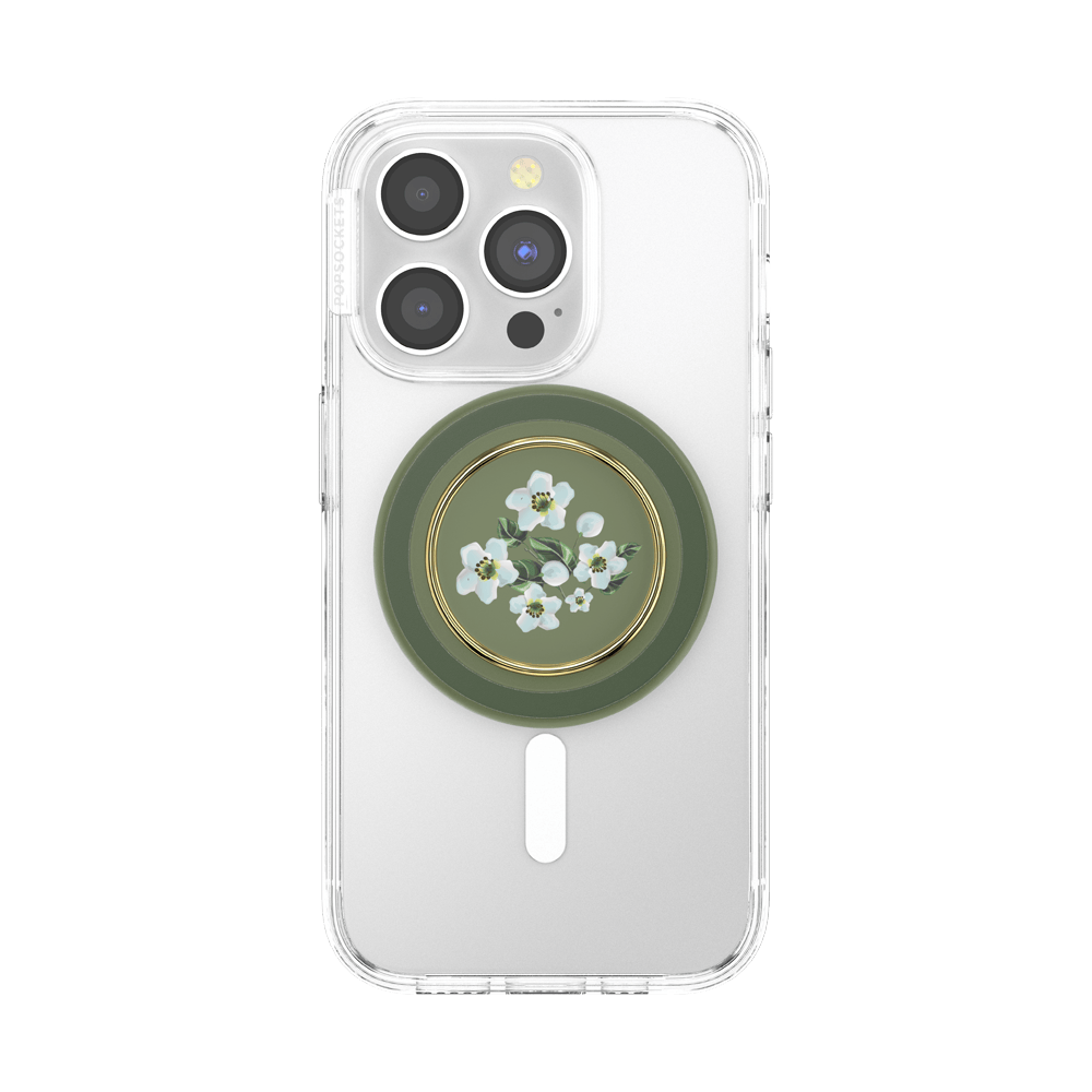Enamel Floral Relief — MagSafe PopGrip - US 56697