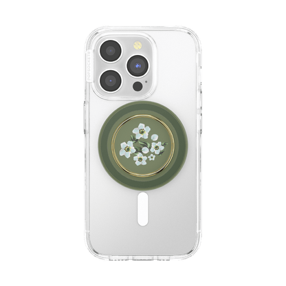 Enamel Floral Relief — MagSafe PopGrip - US 64572