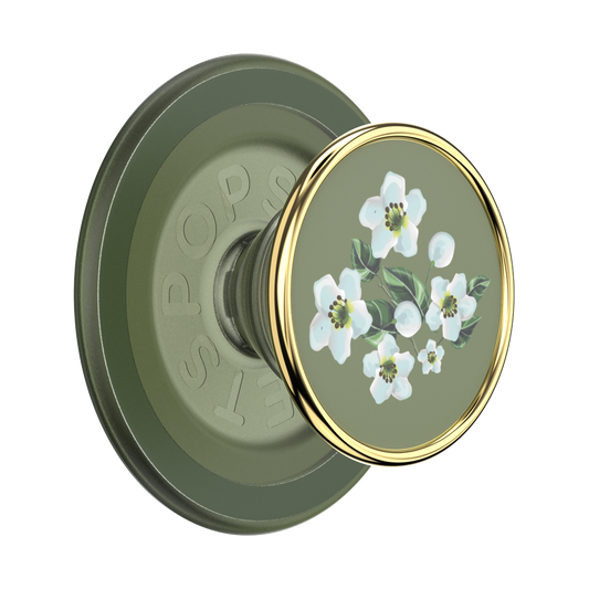 Enamel Floral Relief — MagSafe PopGrip - US 11754