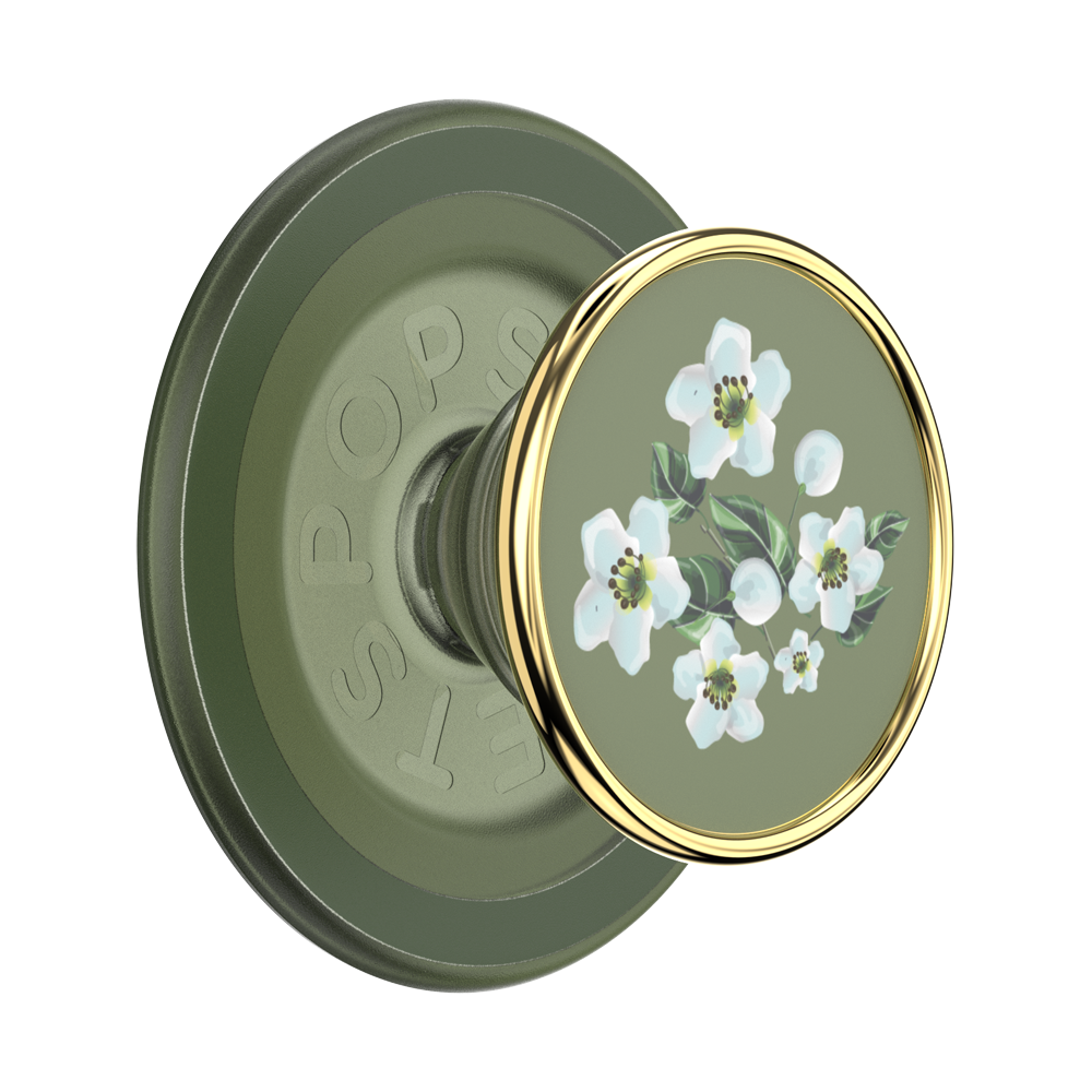 Enamel Floral Relief — MagSafe PopGrip - US 64572