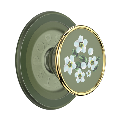 Enamel Floral Relief — MagSafe PopGrip - US 28210