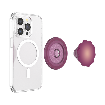 Molded Flower Red Wine — MagSafe PopGrip - US 33161
