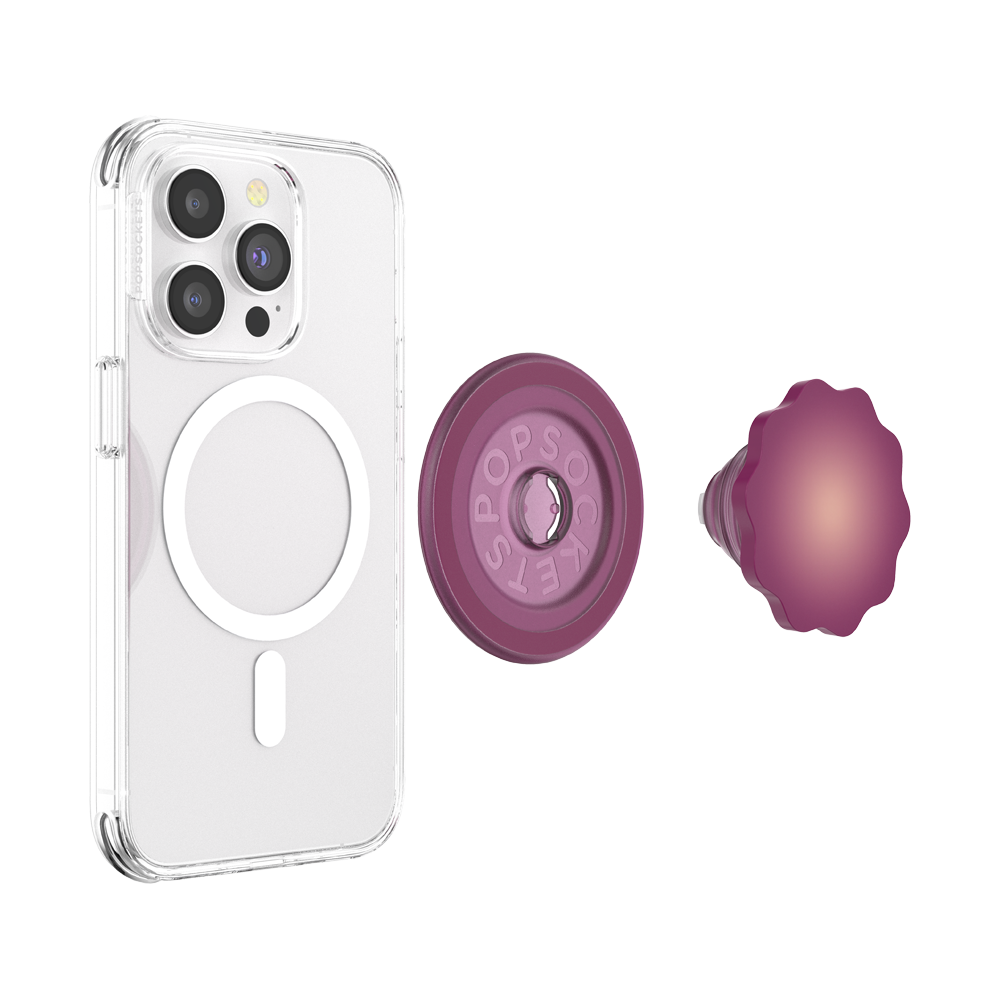 Molded Flower Red Wine — MagSafe PopGrip - US 97138