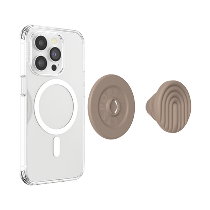 PopOut Latte Curves — MagSafe PopGrip - US 24901