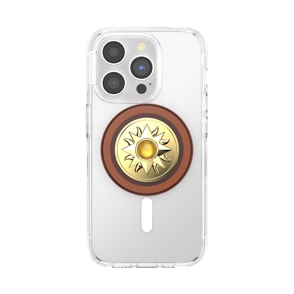 Enamel Sun Jewel Amber — MagSafe PopGrip - US 61451
