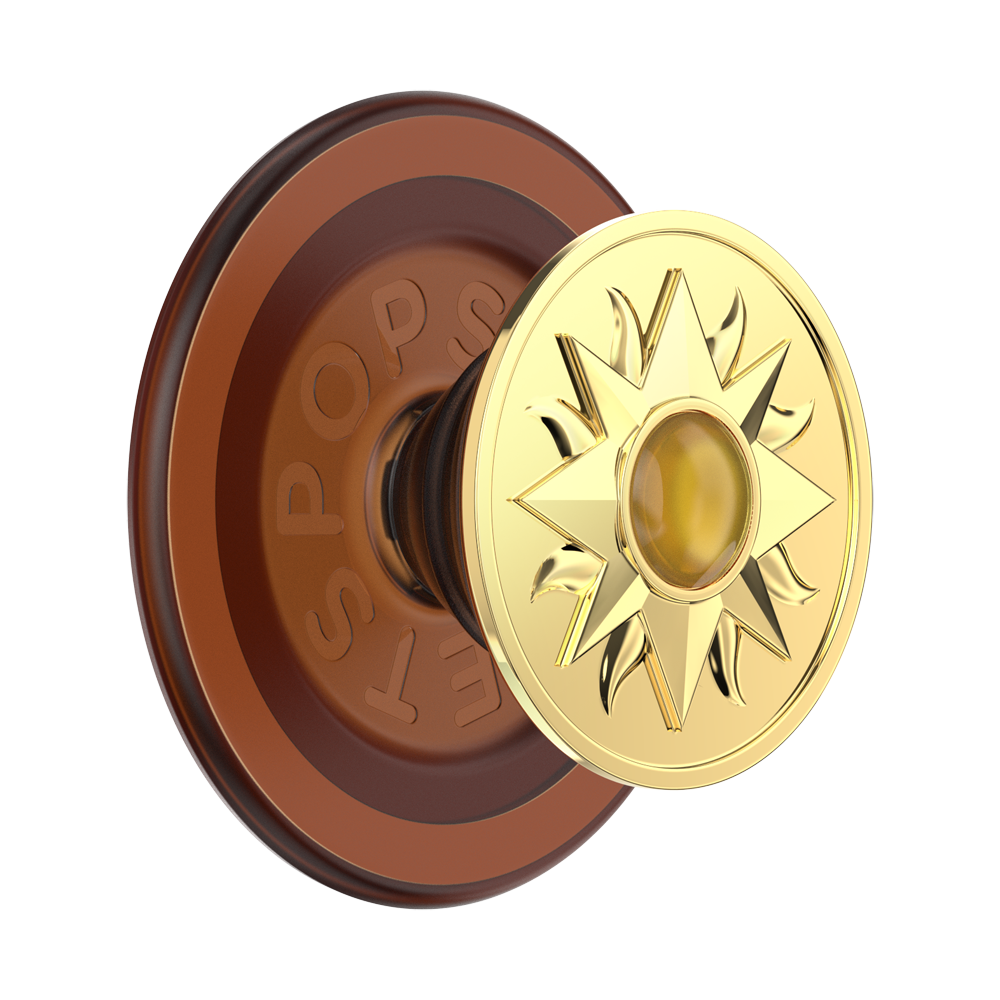 Enamel Sun Jewel Amber — MagSafe PopGrip - US 61451