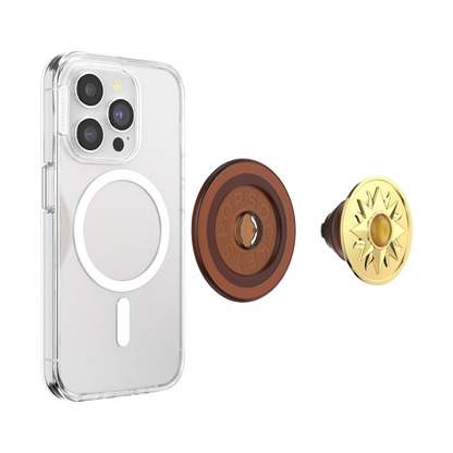 Enamel Sun Jewel Amber — MagSafe PopGrip - US 17771