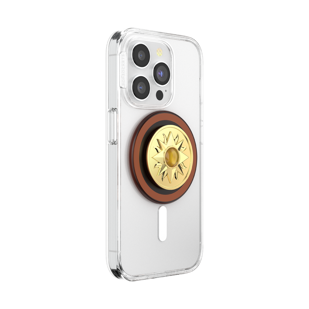 Enamel Sun Jewel Amber — MagSafe PopGrip - US 61451