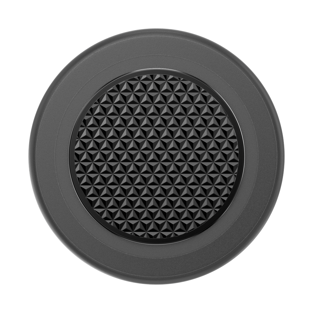 Triangle Knurl Black — MagSafe PopGrip - US 90538