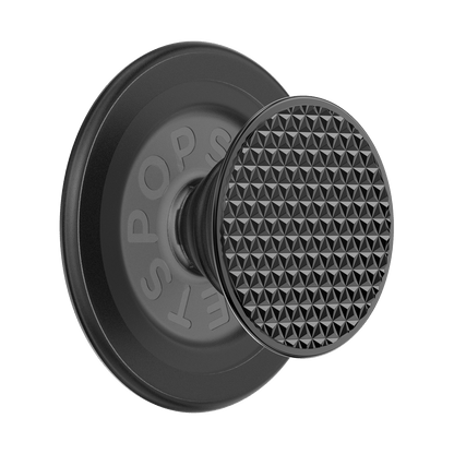 Triangle Knurl Black — MagSafe PopGrip - US 90538