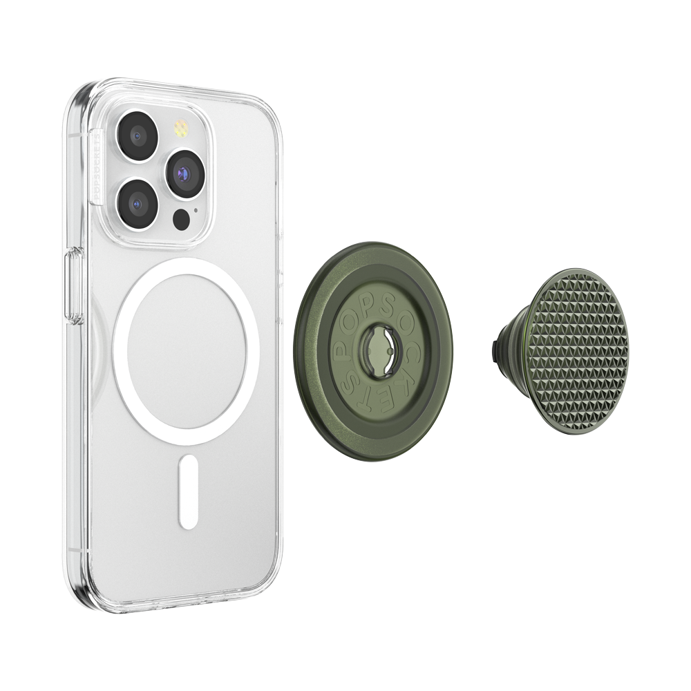 Olive Triangle Knurl — MagSafe PopGrip - US 46125